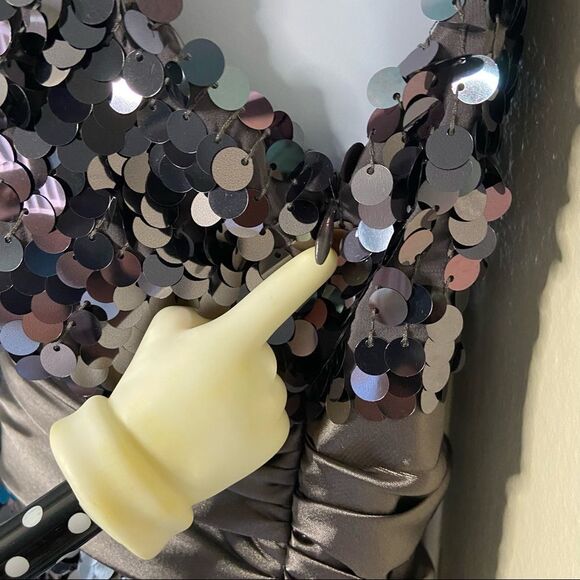 FOREVER 21 Beautiful Sequined Party Mini Prom Dress - Picture 10 of 14